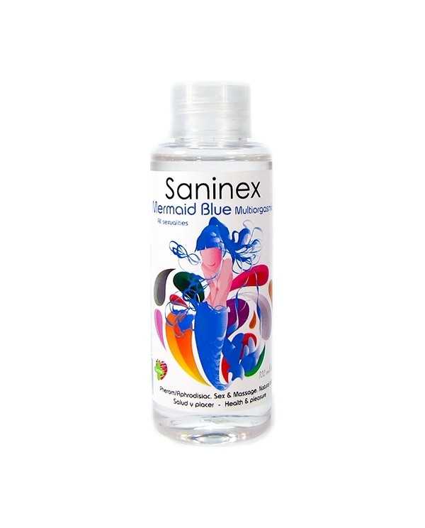 SANINEX MERMAID BLUE MULTIORGASMIC SEX MASSAGE OIL 100ML