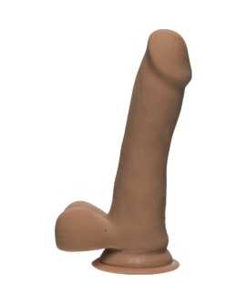 DILDO DELGADO ULTRASKYN 16.50 CM - CARAMELO