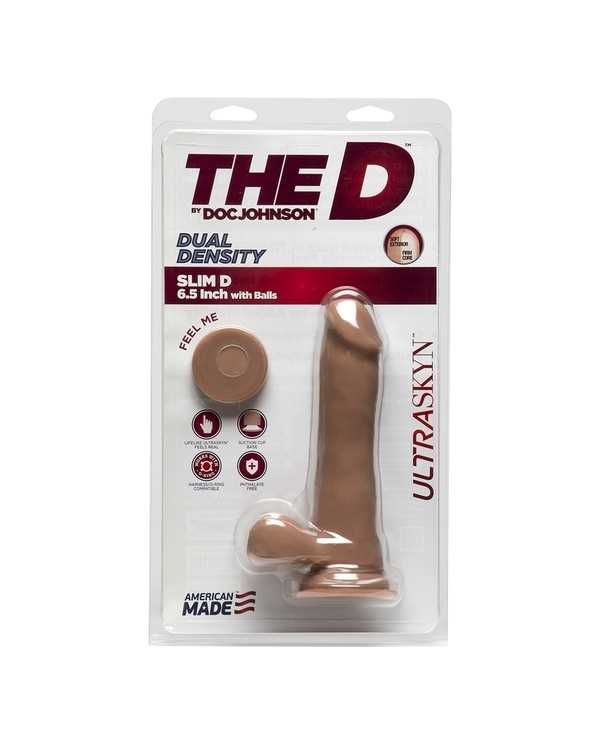 DILDO DELGADO ULTRASKYN 1650 CM CARAMELO