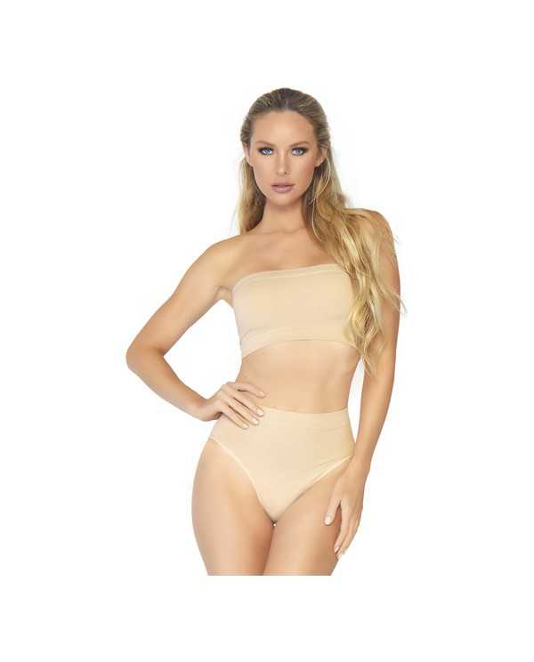 CONJUNTO OPACO MICROFIBRA NUDE