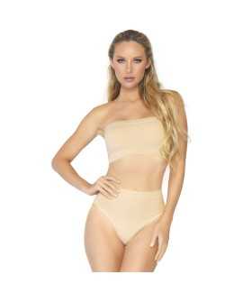 CONJUNTO OPACO MICROFIBRA - NUDE