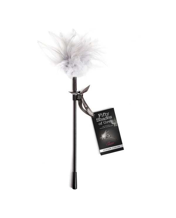 TEASE FEATHER PLUMERO BDSM NEGRO BLANCO