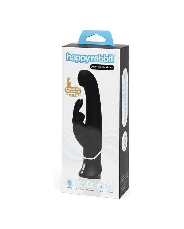 VIBRADOR G SPOT DOBLE ESTIMULACIoN NEGRO