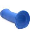 SQUEEZABLE THICK DILDO DE SILICONA AZUL