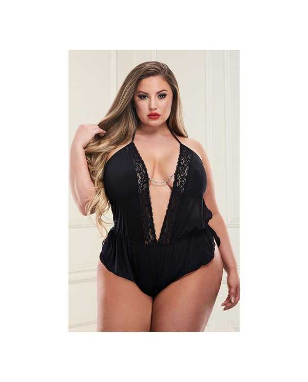 BACI SEXY BODY DE SATeN NEGRO