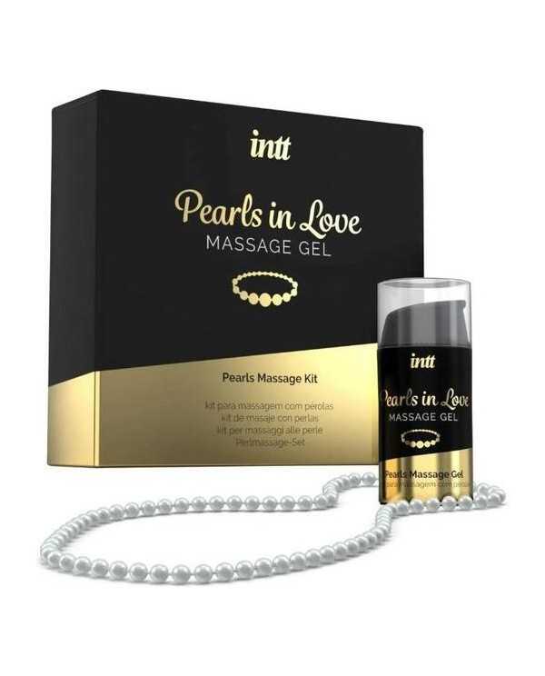 INTT PEARLS IN LOVE GEL DE MASAJE CON COLLAR DE PERLAS