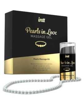 INTT PEARLS IN LOVE - GEL DE MASAJE CON COLLAR DE PERLAS