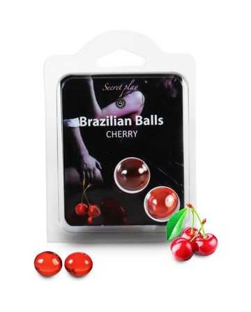 SECRET PLAY SET 2 BRAZILIAN BALLS AROMA CEREZA