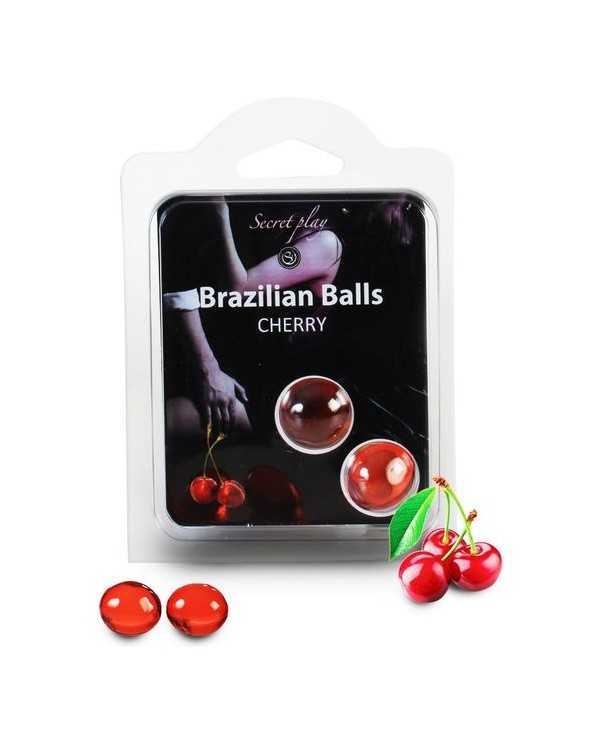 SECRET PLAY SET 2 BRAZILIAN BALLS AROMA CEREZA