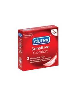 DUREX SENSITIVO SUAVE 3 UDS