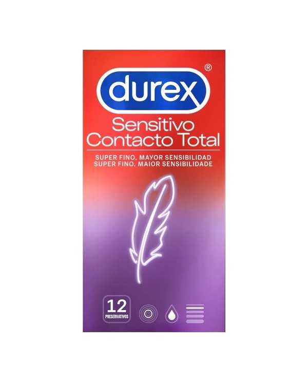 DUREX SENSITIVO CONTACTO TOTAL 12 UDS