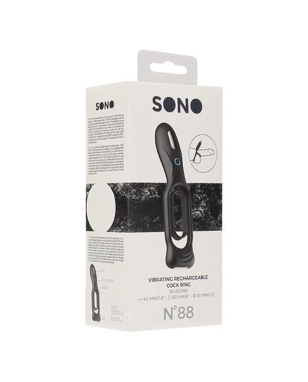 N0 88 ANILLO VIBRADOR RECARGABLE NEGRO