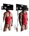 WETLOOK MENS CAMISETA SIN MANGAS ROJO