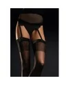 HYPNOSE STOCKINGS MEDIAS ESTAMPADO DE LUREX DORADO 20 DEN NEGRO