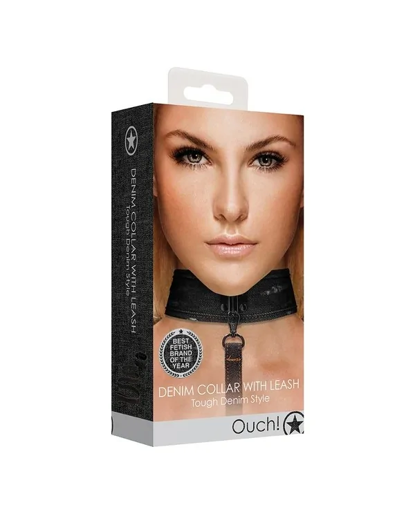 OUCH COLLAR CORREA NEGRO