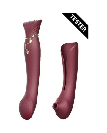 QUEEN SET WINE RED TESTER