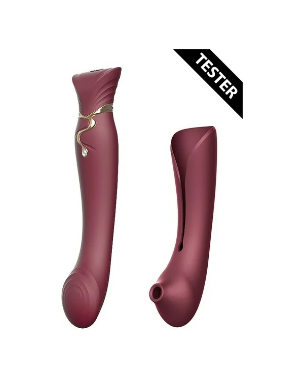 QUEEN SET WINE RED TESTER