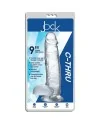 22 CM C THRU PENE REALISTICO CON TESTICULOS TRANSPARENTE