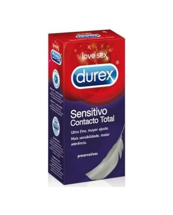 DUREX SENSITIVO CONTACTO TOTAL 6UDS