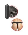 FETISH FANTASY TANGA DE ENCAJE NEGRO CON VIBRADOR