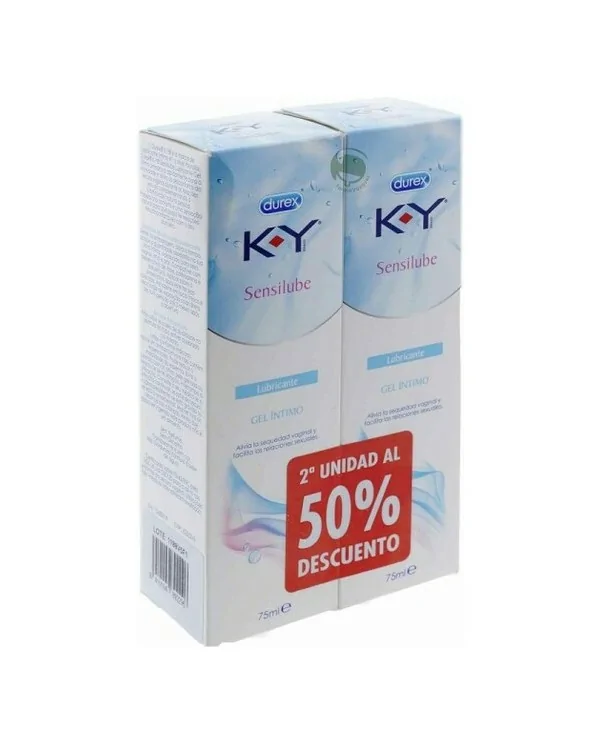 K Y GEL LUBRICANTE HIDROSOLUBLE INTIMO DUPLO 2X75ML