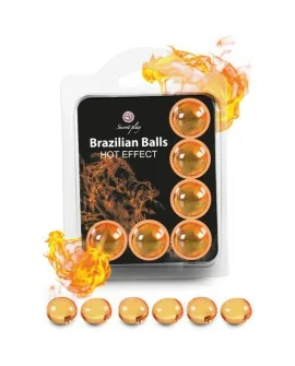 SECRET PLAY SET 6 BRAZILIAN BALLS EFECTO CALOR