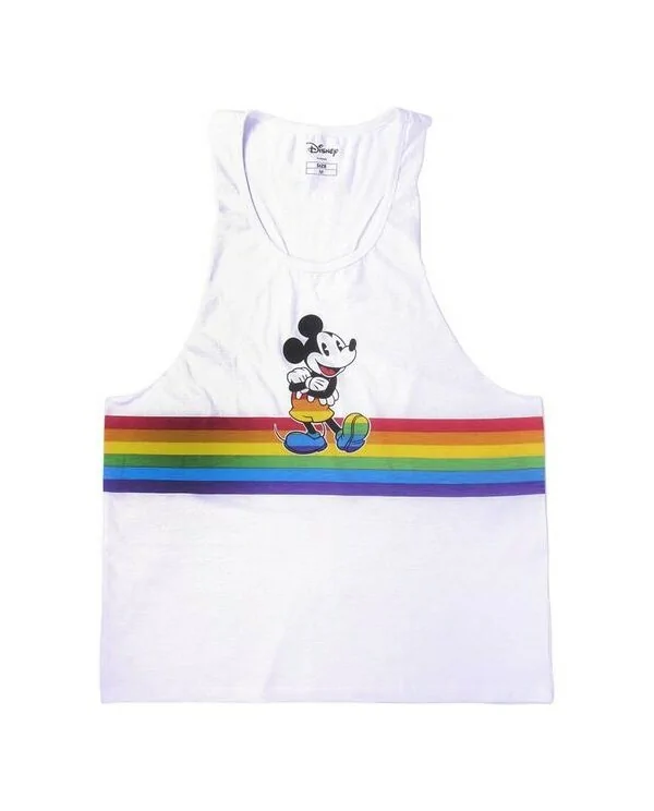 CAMISETA TIRANTES SINGLE JERSEY DISNEY PRIDE BLANCO