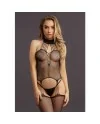 LE DeSIR BODY SUSPENDER FISHNET CHOKER NEGRO