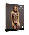 LE DeSIR BODY SUSPENDER FISHNET CHOKER NEGRO