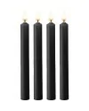 TEASING WAX VELAS LARGAS PARAFINA 4 PACK NEGRO