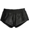 SHORT DE CUERO VERSaTIL NEGRO