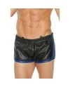 SHORTS DE CUERO VERSaTIL NEGRO AZUL