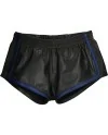 SHORTS DE CUERO VERSaTIL NEGRO AZUL