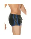 SHORTS DE CUERO VERSaTIL NEGRO AZUL