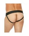 TANGA LISO CON CREMALLERA JOCK NEGRO AZUL