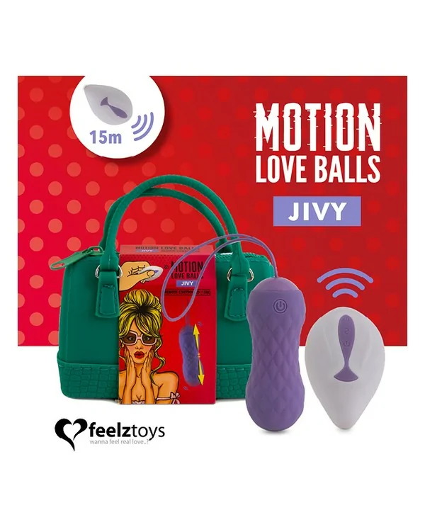 FEELZTOYS BOLAS DE AMOR CON MOVIMIENTO A CONTROL REMOTO JIVY