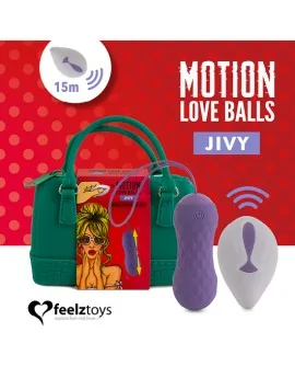 FEELZTOYS - BOLAS DE AMOR CON MOVIMIENTO A CONTROL REMOTO JIVY