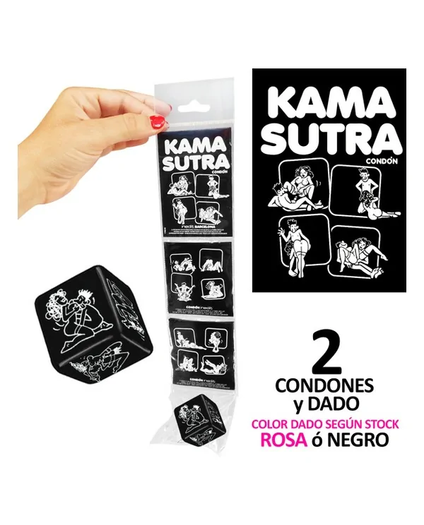 TIRA KAMASUTRA 2 CONDONES DADO HETERO