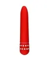 SUPERVE VIBRADOR ROJO CON DIAMANTES