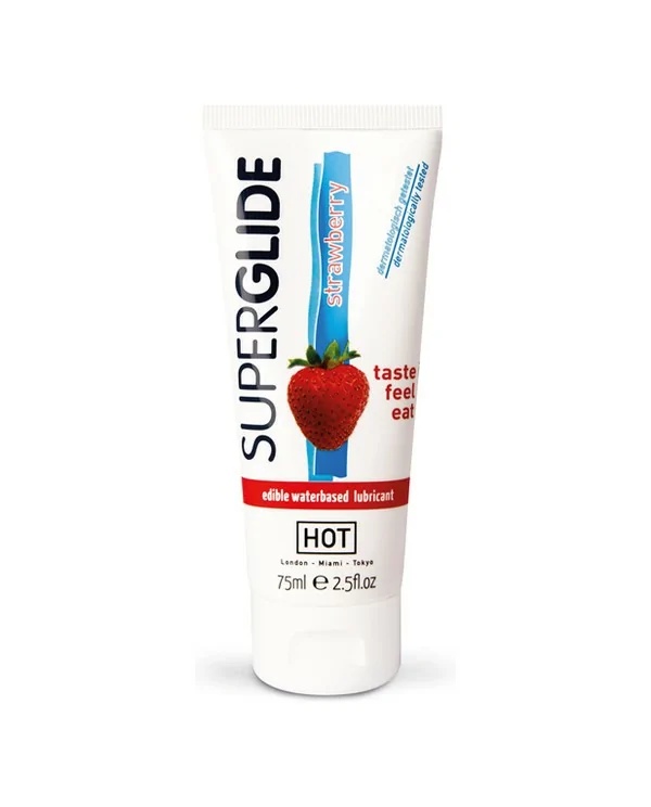 HOT SUPERGLIDE LUBRICANTE COMESTIBLE FRESA