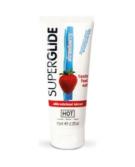 HOT SUPERGLIDE LUBRICANTE COMESTIBLE FRESA