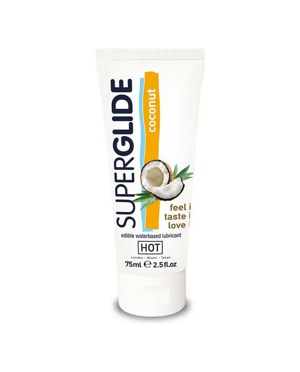 HOT SUPERGLIDE LUBRICANTE COMESTIBLE COCO