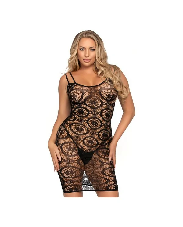 LEG AVENUE MINI VESTIDO GANCHILLO