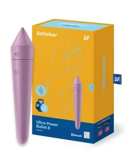 SATISFYER ULTRA POWER BULLET 8 CON APP - MORADO