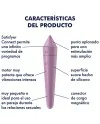 SATISFYER ULTRA POWER BULLET 8 CON APP MORADO