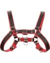 CHEST BULLDOG HARNESS ROJO