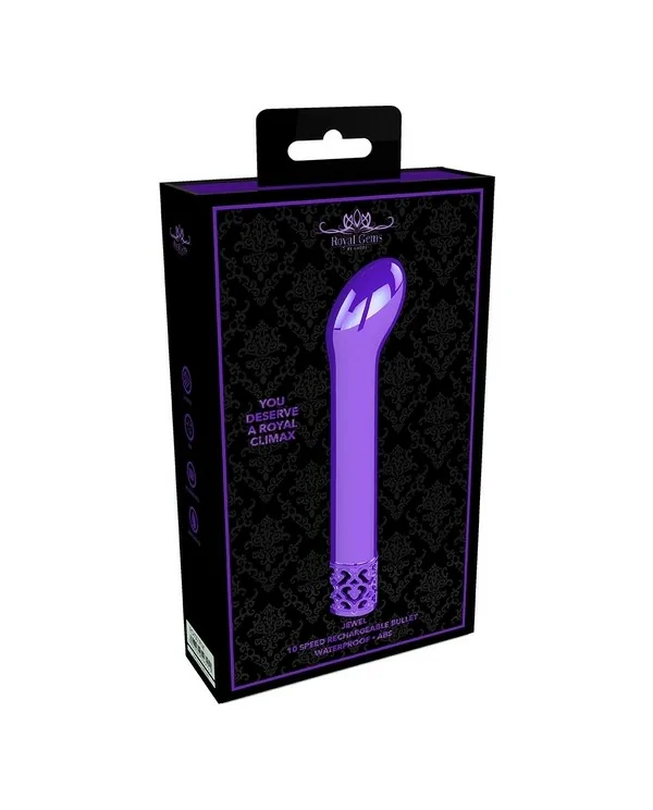 JEWEL RECHARGEABLE ABS BULLET MORADO