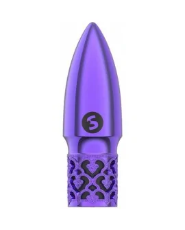 GLITTER - RECHARGEABLE ABS BULLET - MORADO