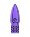 GLITTER RECHARGEABLE ABS BULLET MORADO