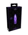 GLITTER RECHARGEABLE ABS BULLET MORADO